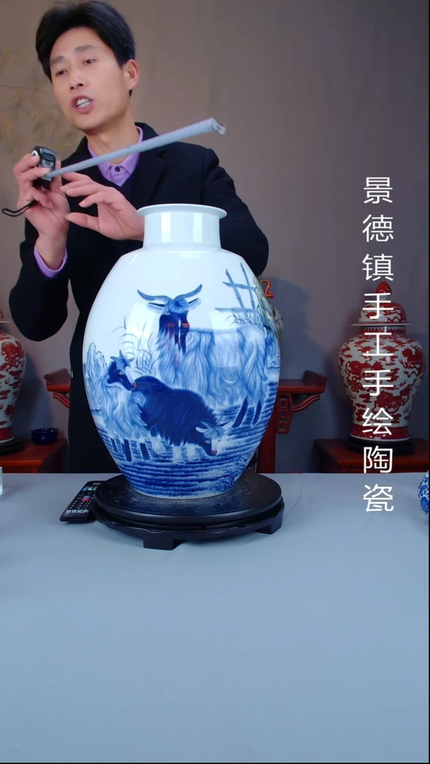 陶瓷景德镇手工手绘陶瓷42