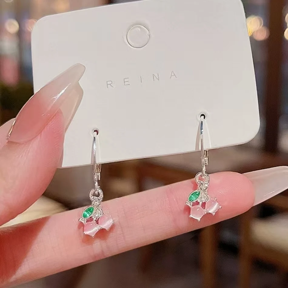 合金耳饰 A64简约流苏百搭耳钉