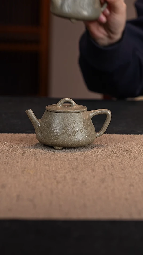 【闪购商品】紫砂茶壶青段泥石瓢