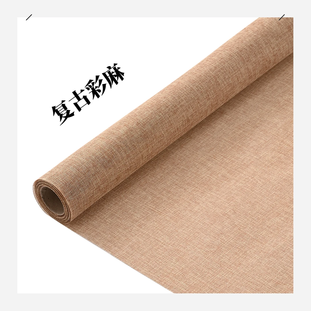 复古亚麻布彩麻卷鲜花包装资材花艺包花资材