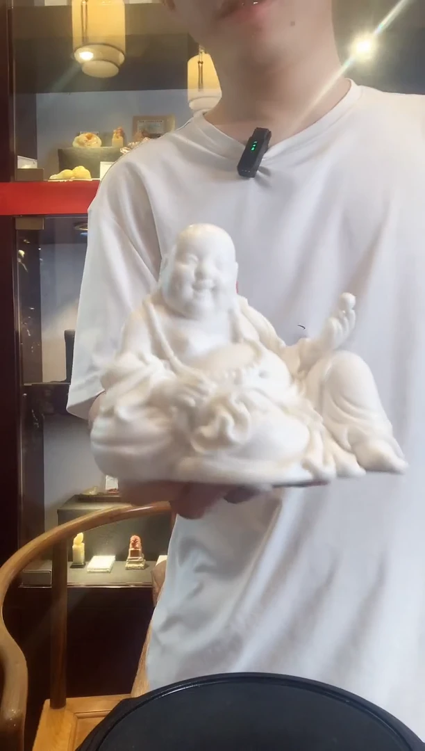 德化白瓷陈进宝老师的欢喜弥勒