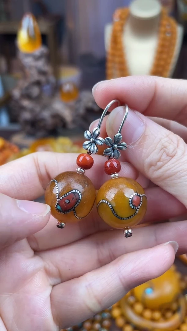 裸石琥珀未镶嵌多样性发货1，假一赔4