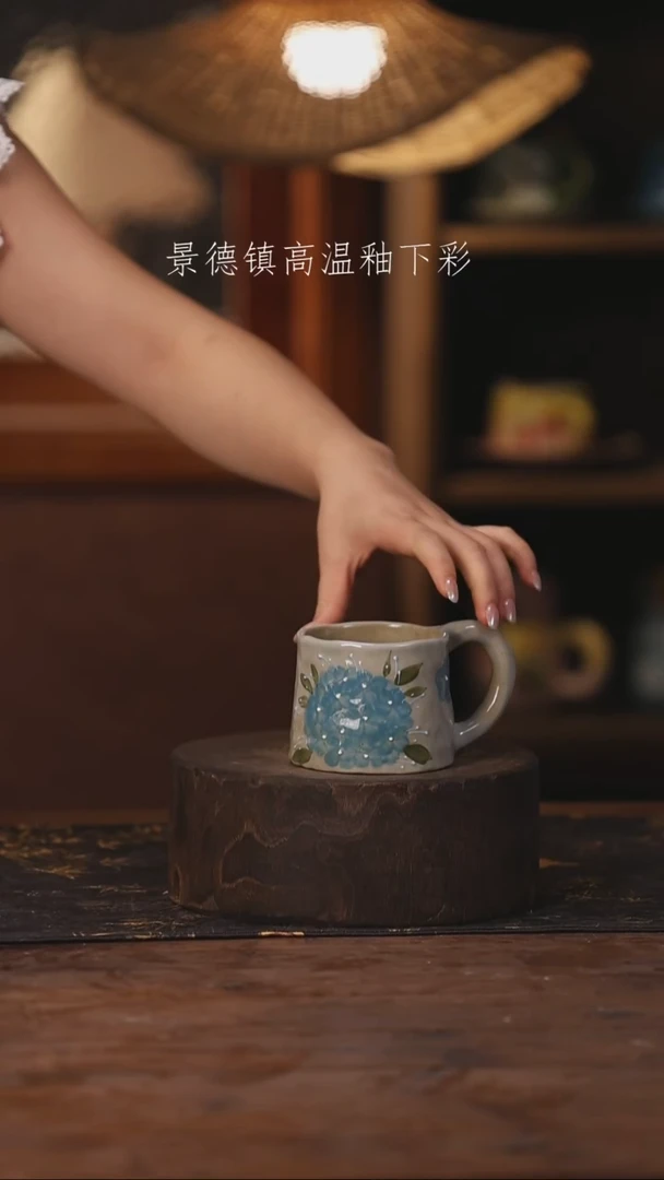 景德镇高温釉下手绘陶瓷386
