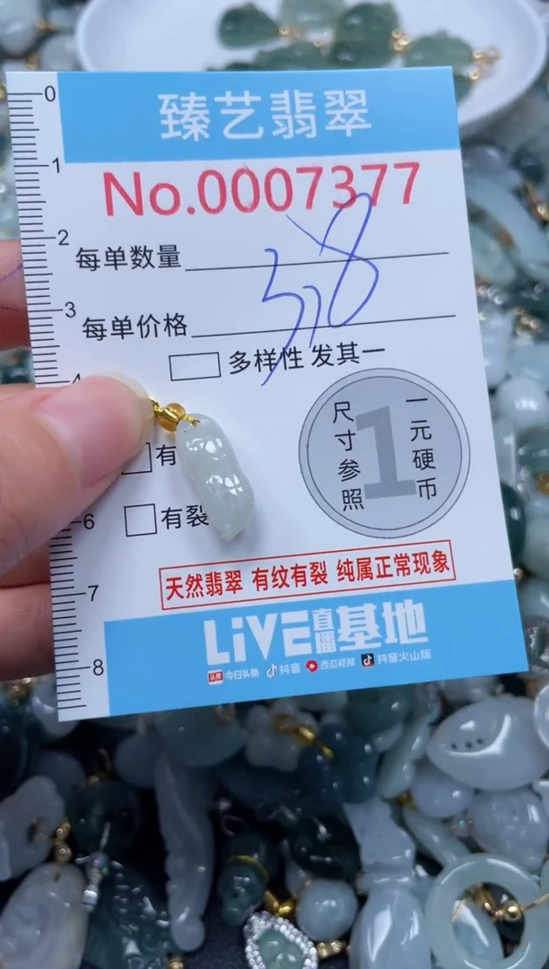 颈饰未镶嵌翡翠7377