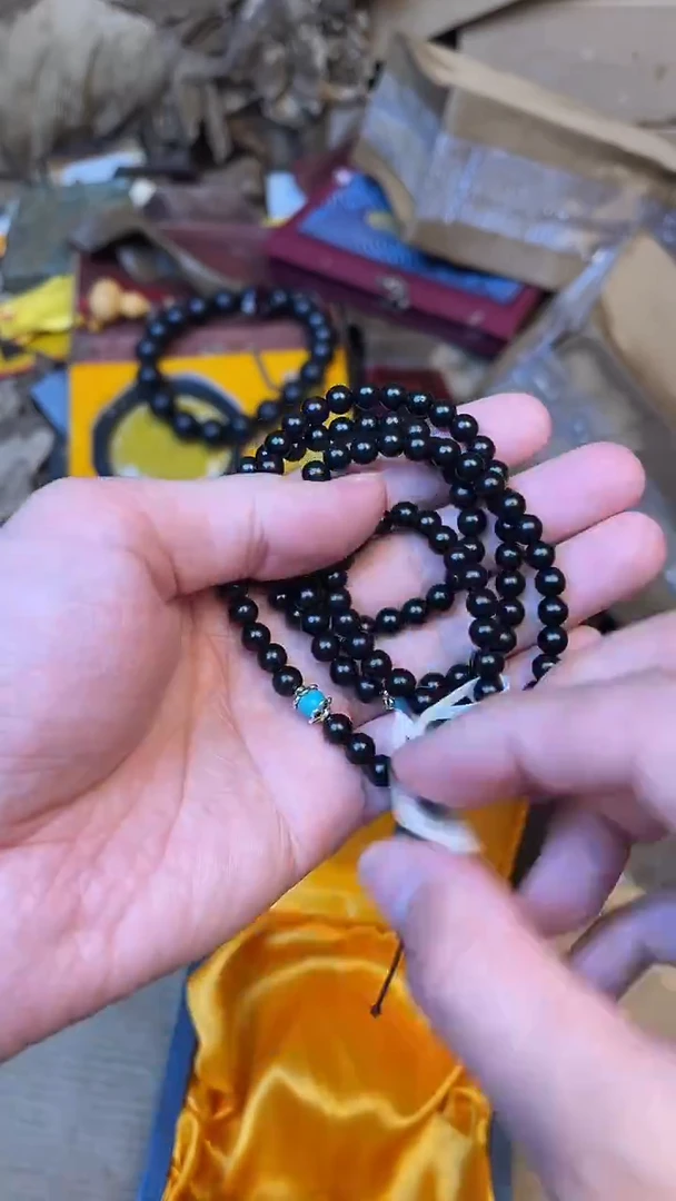 檀香紫檀（小叶紫檀）无事牌直播间随机手串一串