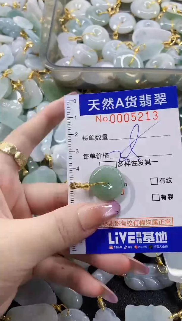 颈饰未镶嵌翡翠天然A货翡翠