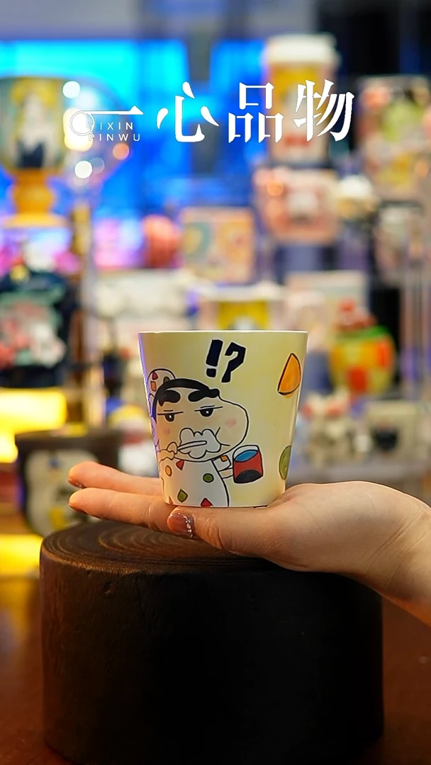 杯子瓷S014景德镇手工手绘杯子摆件