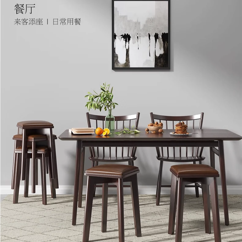 华日嘉屋凳子家用可叠放现代简约软包化妆凳卧室餐厅客厅叠叠凳