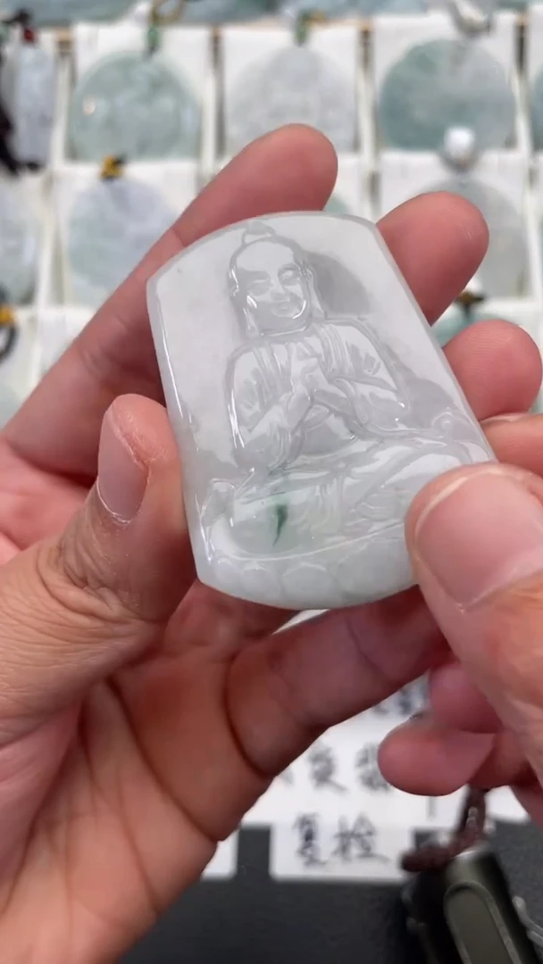 颈饰未镶嵌翡翠天然缅甸翡翠A货237