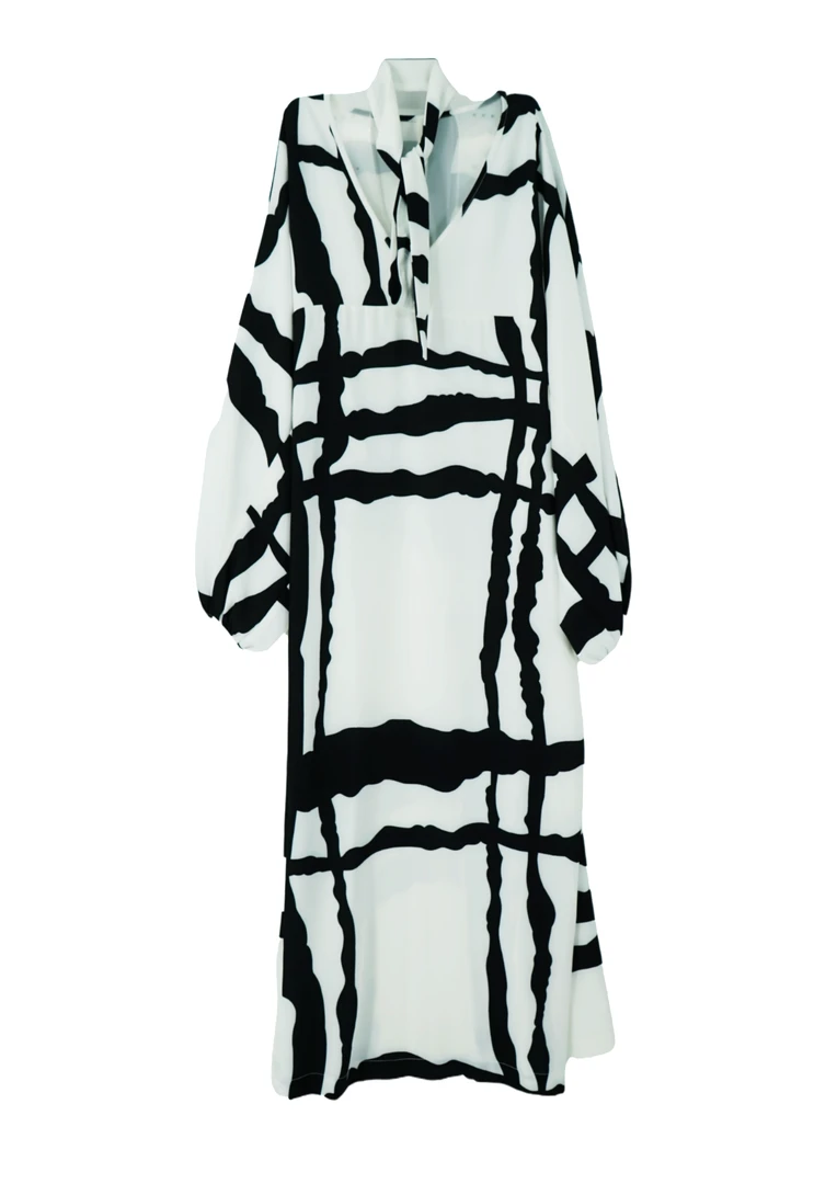 ChenYueTong【高定】新款法式设计为印花V领时尚休闲百搭0392