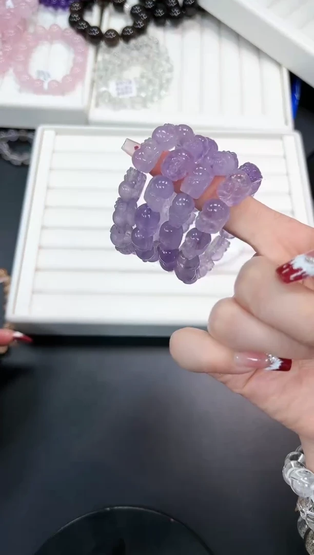 【闪购商品】水晶手串未镶嵌74d多样性发其一/1条默认微瑕