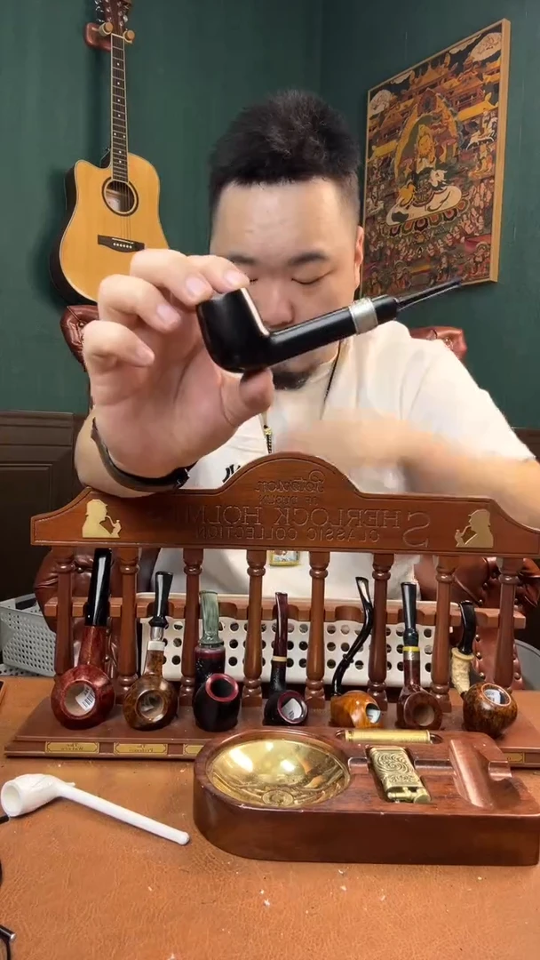 石楠木木雕款意大利进口石楠木烟斗