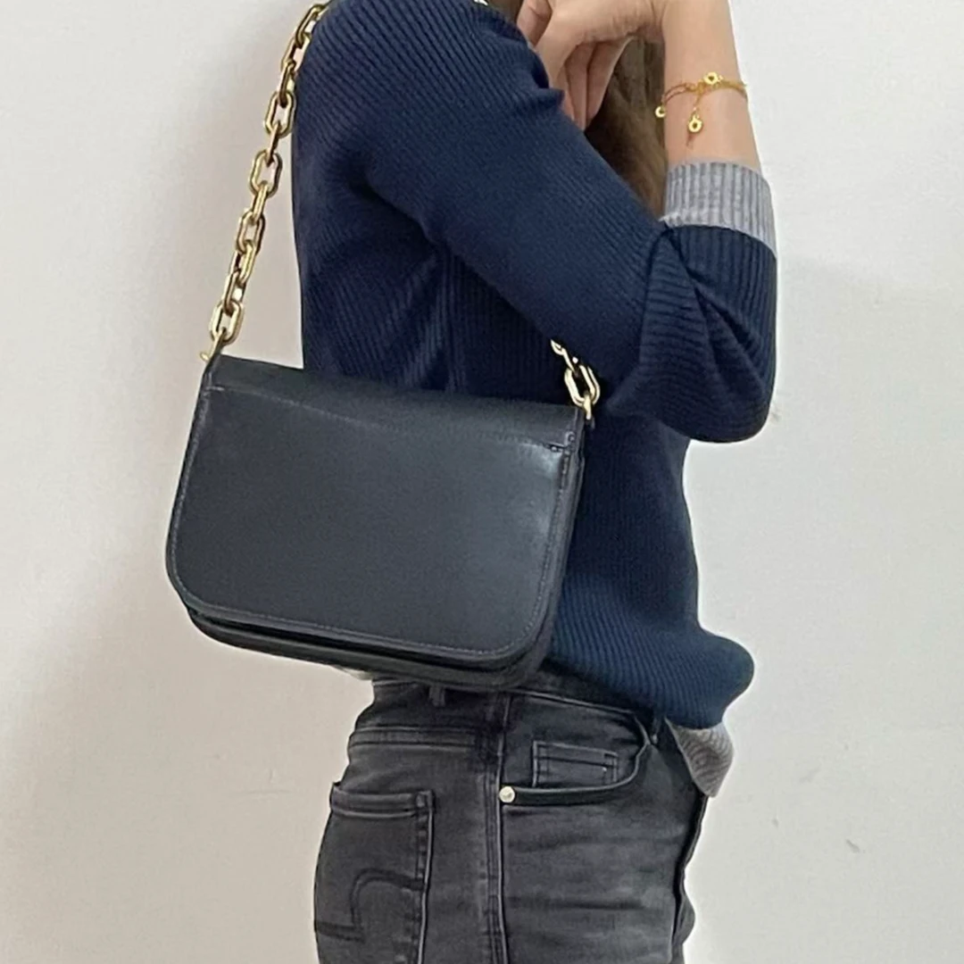 小麻将19单肩腋下手拿包cm