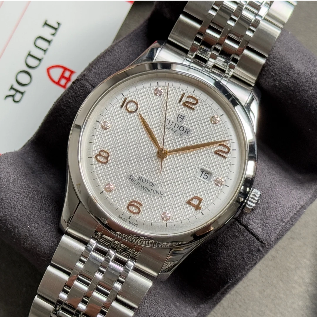 99新 TUDOR/帝舵 1926系列自动机械腕表银盘钻刻金针41盘男表二手