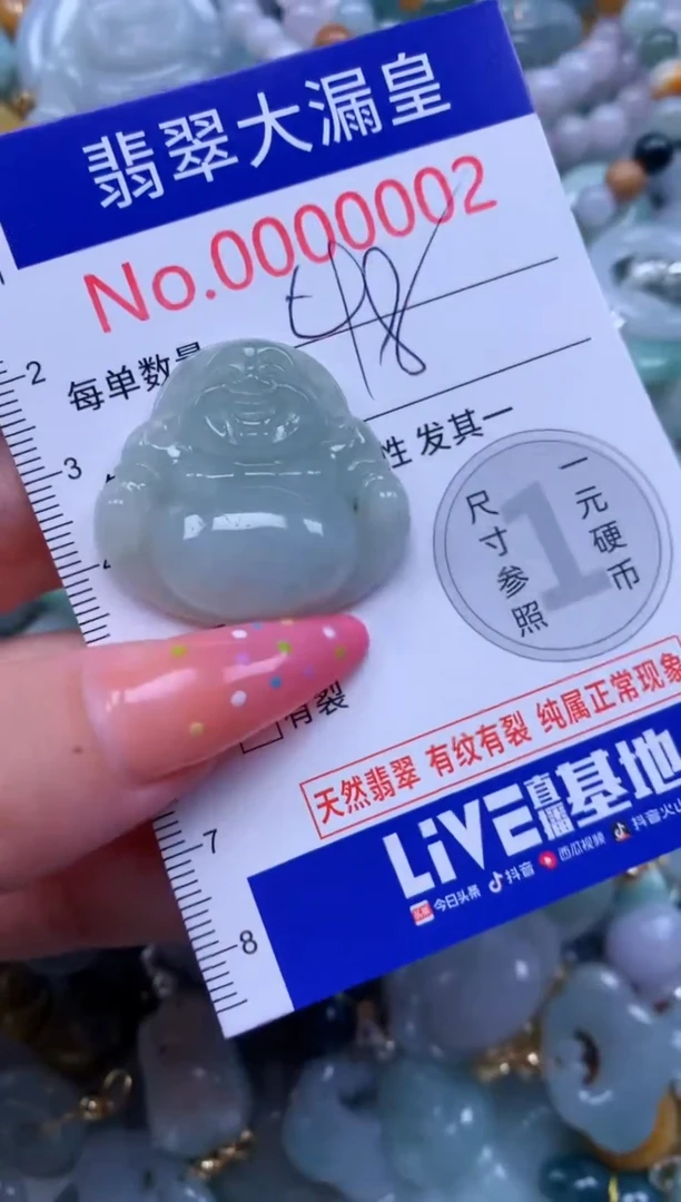 翡翠未镶嵌吊坠(不含链)0002