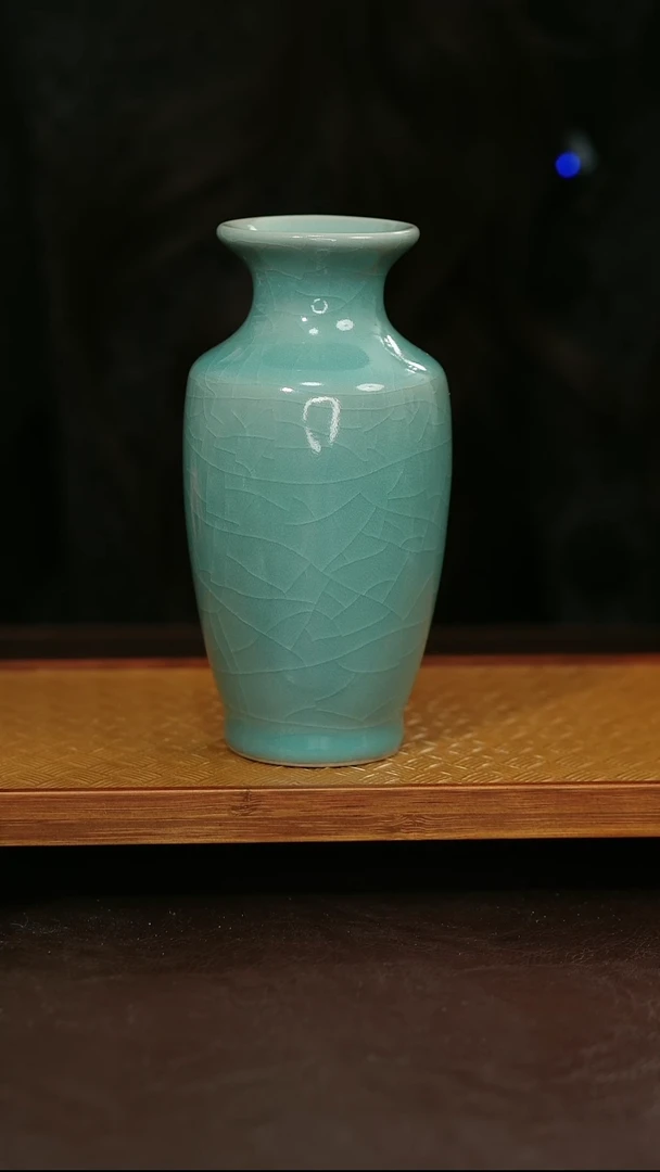 摆件陶原矿原釉汝宋汝瓷 福利瓶