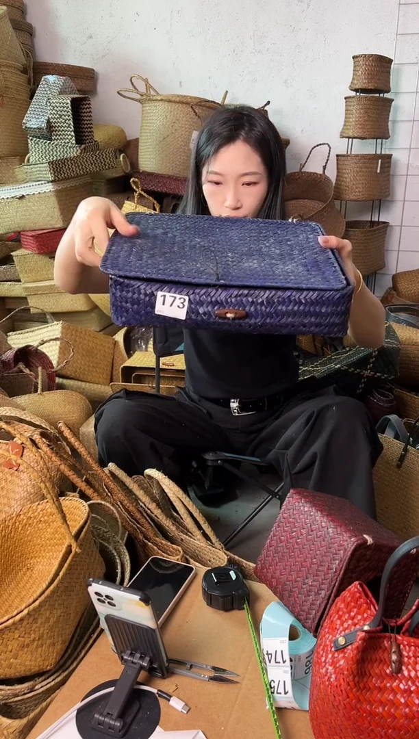 草编草编包/草编收纳盒微瑕疵