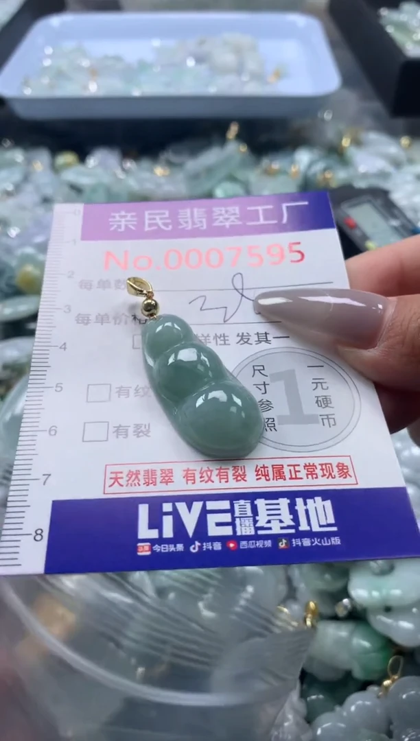 颈饰未镶嵌翡翠7595