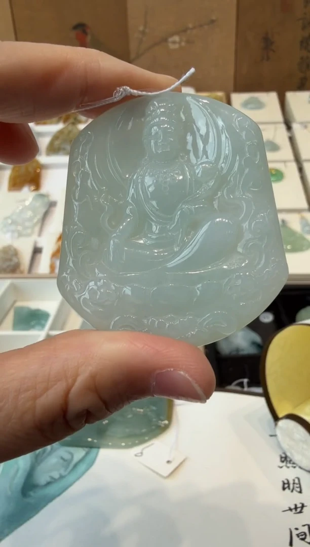 翡翠把件未镶嵌A货翡翠多样性孤品