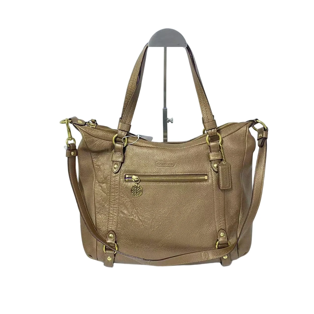 95新 COACH/蔻驰 珠光全皮手提斜挎包  SH-3694-A