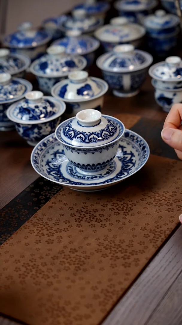 宝相盖碗＋壶承11111