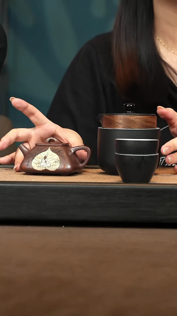 茶壶紫砂【P039】四方瓢160c SSH