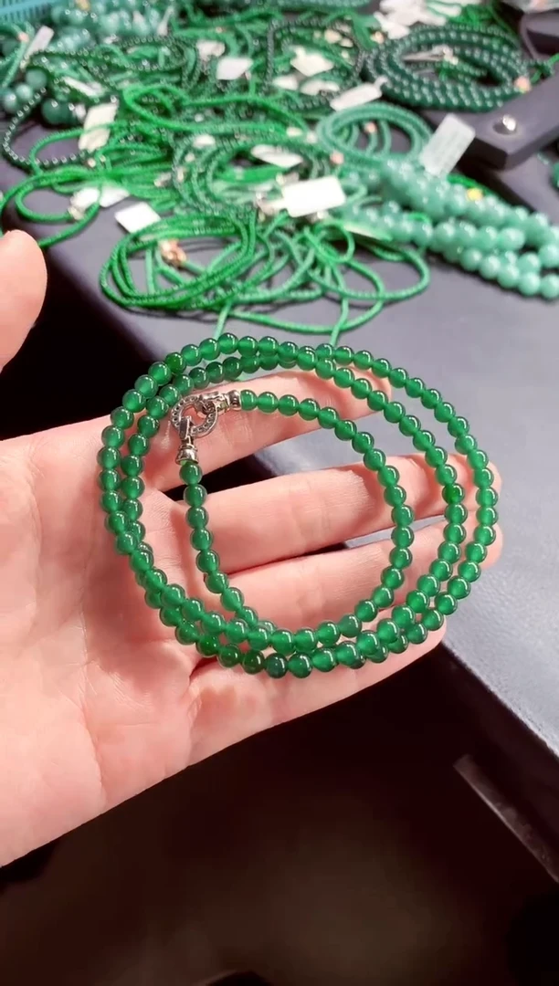 未镶嵌手链翡翠天然A货翡翠手链