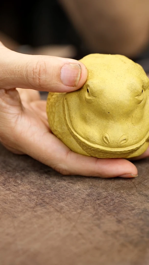 紫砂茶宠紫砂大嘴蛙