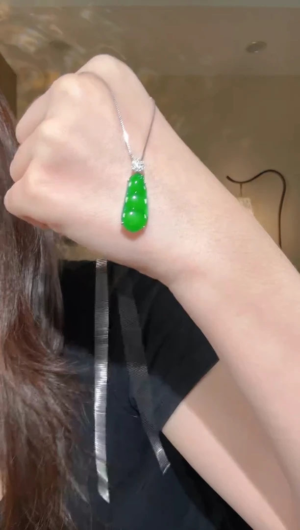 吊坠(不含链)未镶嵌翡翠福豆吊坠