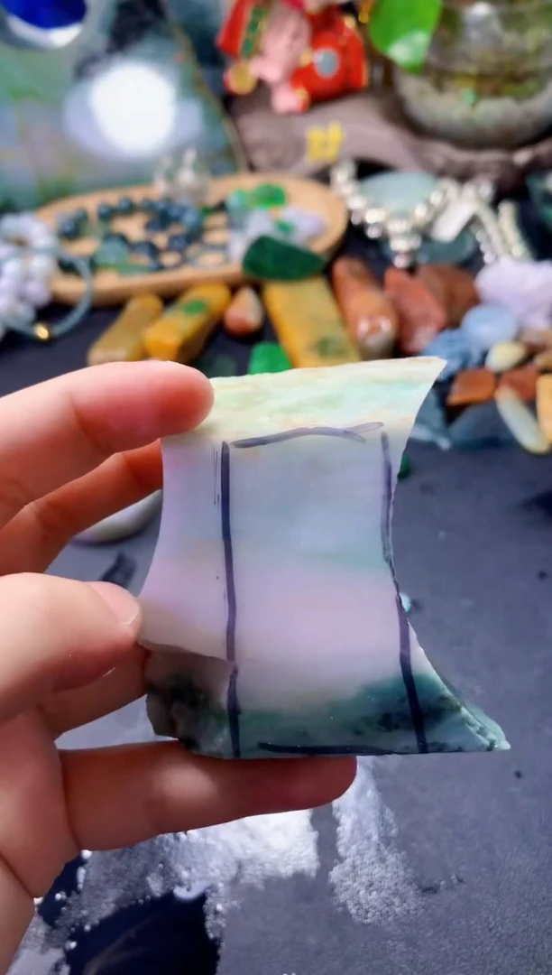 翡翠未镶嵌颈饰顺***贸034天然翡翠