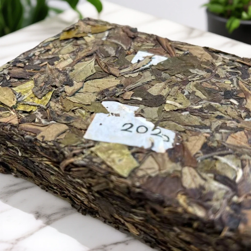 【枕山眠】晞白·2020年紧压白茶（寿眉）福鼎白茶 500g