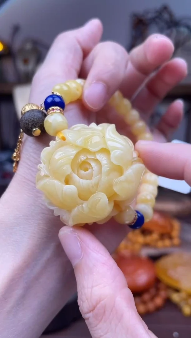 未镶嵌琥珀裸石 首饰 假1赔4（多样性发货1件