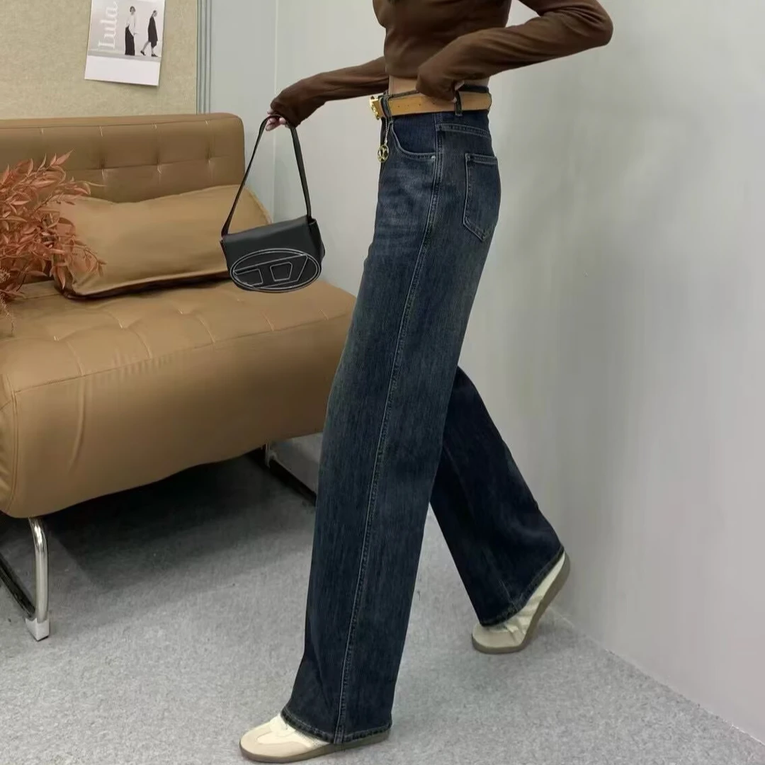 2763春款弹力直筒裤