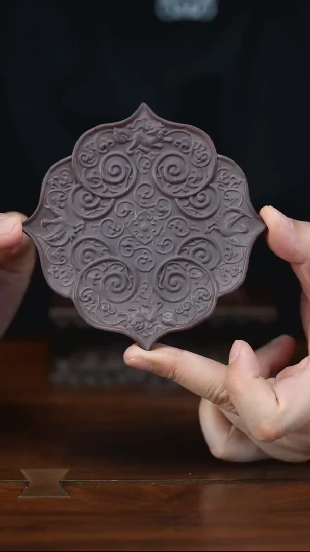 虎哥福利 柴烧四相花盖置