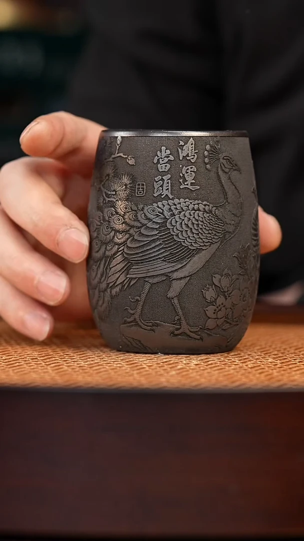 宜兴全手工紫砂杯