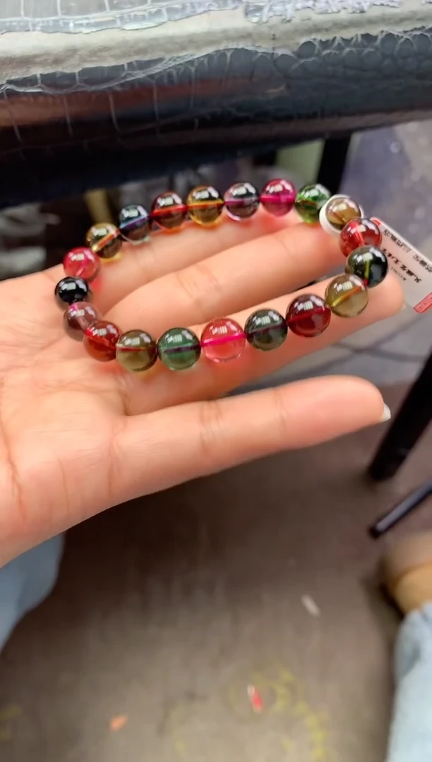 未镶嵌手串碧玺多样性发一条