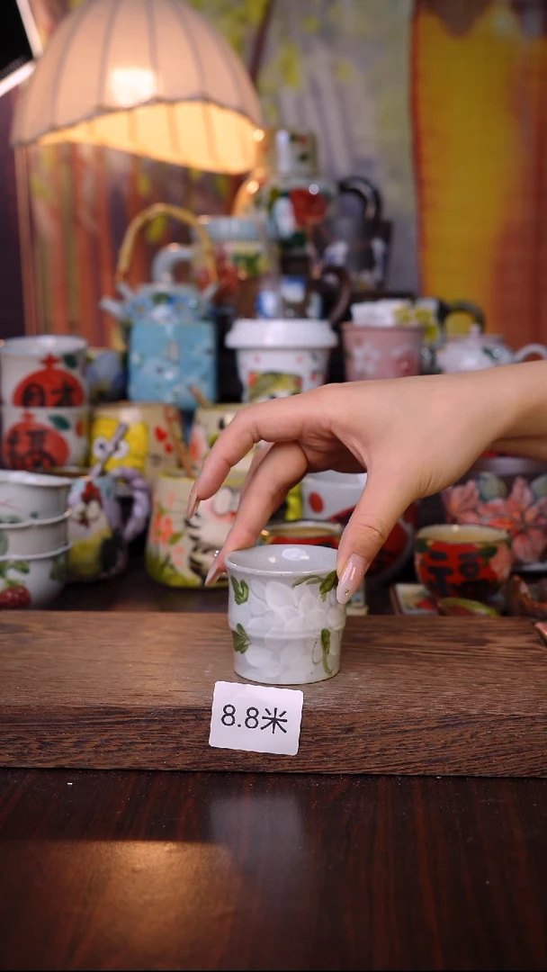 杯子泥垚手作 景德镇手工手绘陶瓷器物