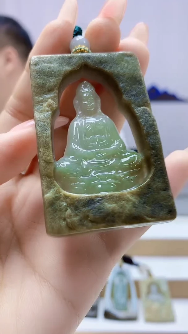 未镶嵌定制翡翠4898ty-毛货挂件171