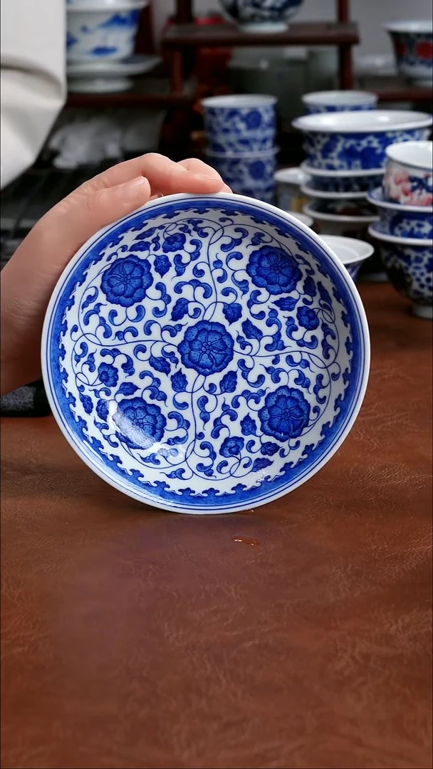 景德镇高端茶器墨奈手工手绘cc左右