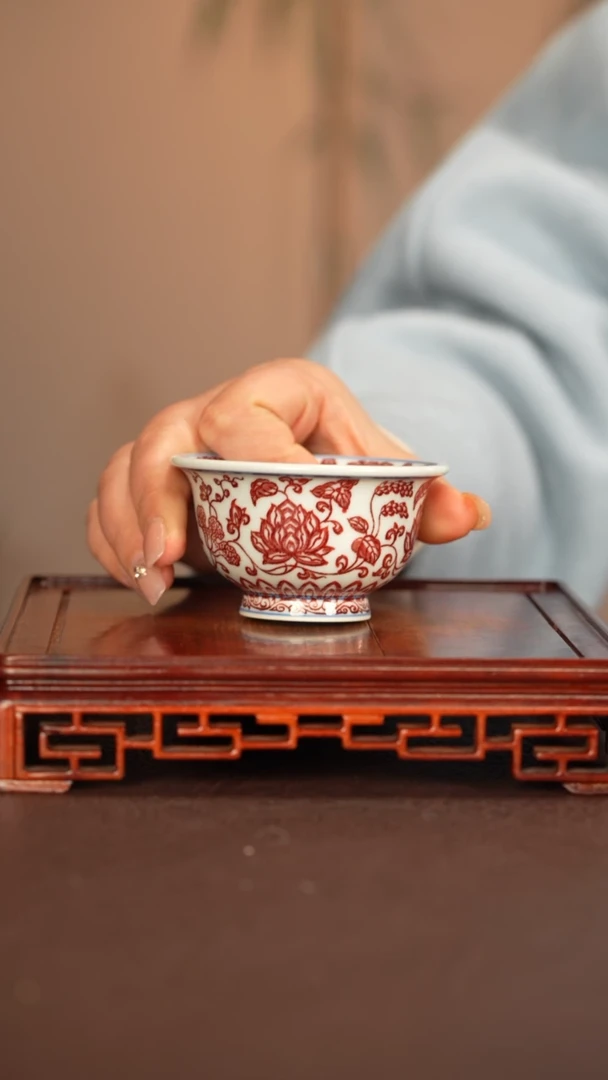 【闪购商品】杯子永明尚玩窑景德镇手工手绘陶瓷