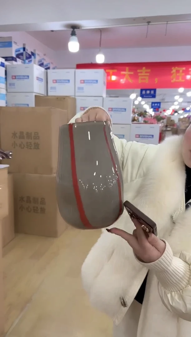 【闪购商品】无铅玻璃甄选花器-v-早2