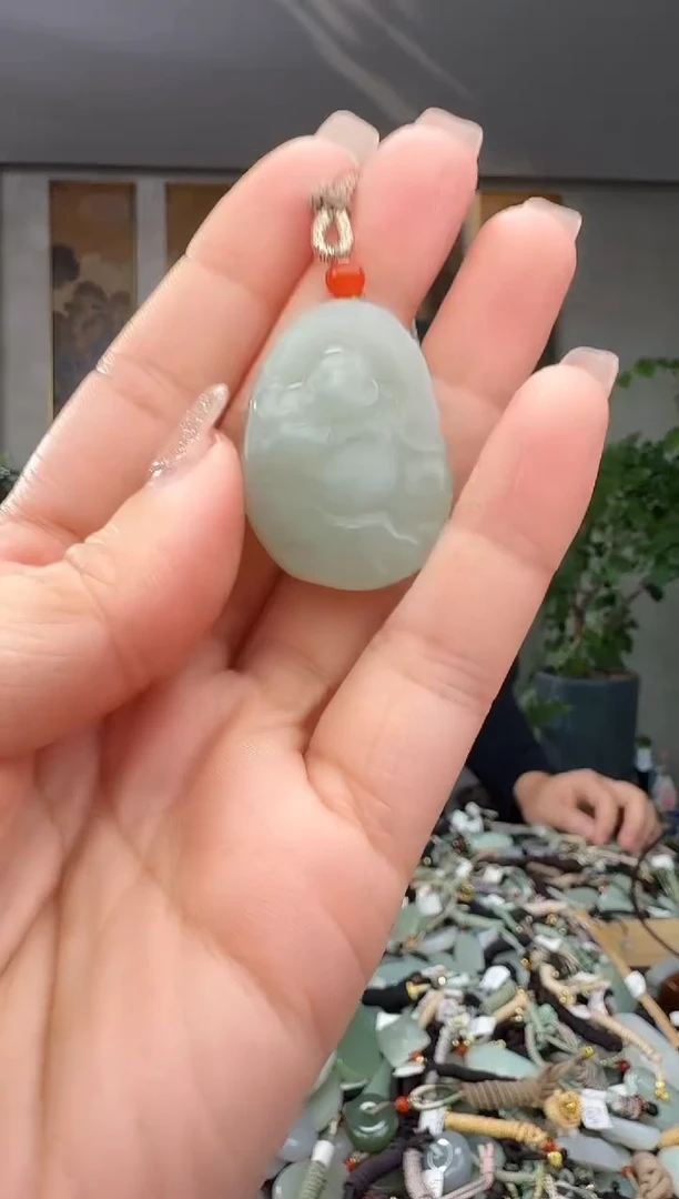 颈饰未镶嵌和田玉拍一发一多样性发货