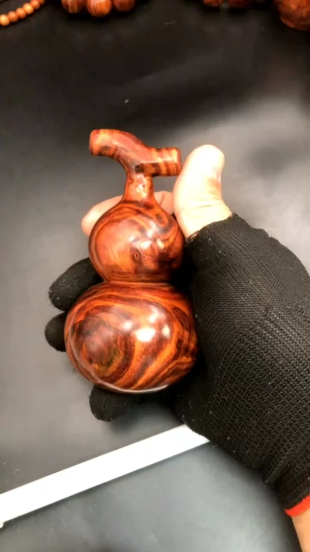 把件黄花梨/降香黄檀帅*生海黄野生中性料葫芦把件