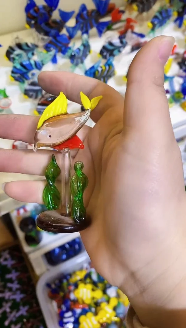 【闪购商品】琉璃手工艺品水草鱼