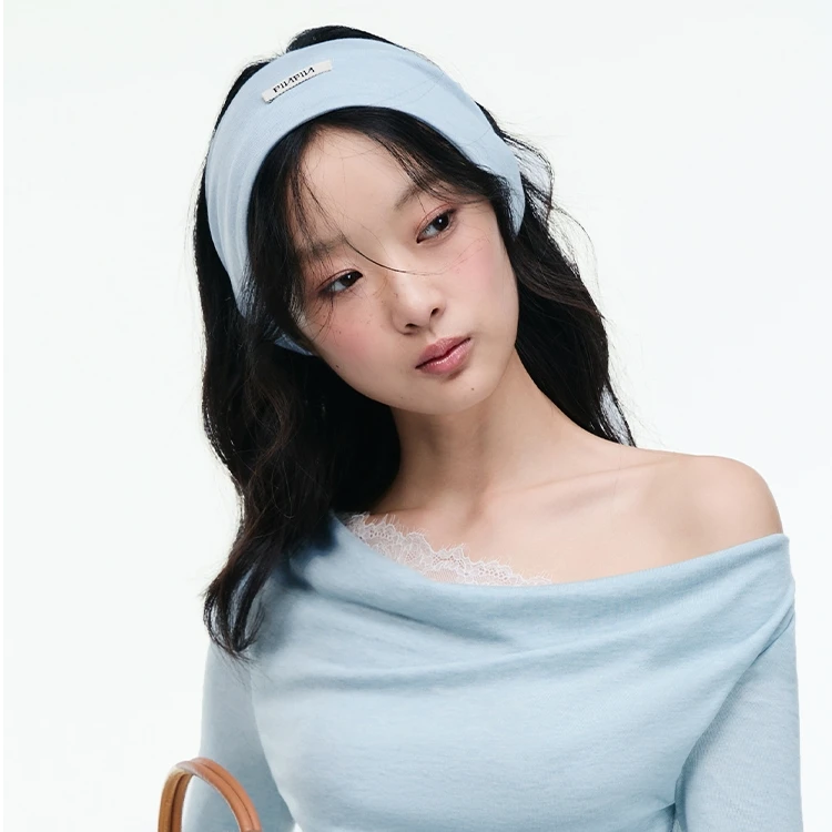 【兰柜专属】细腻无感宽版弹力发带运动休闲简约束发头巾SP-ES518Z