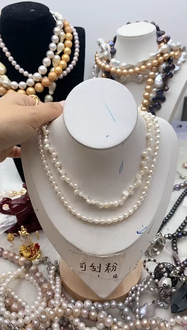 【闪购商品】淡水珍珠颈饰钛钢159