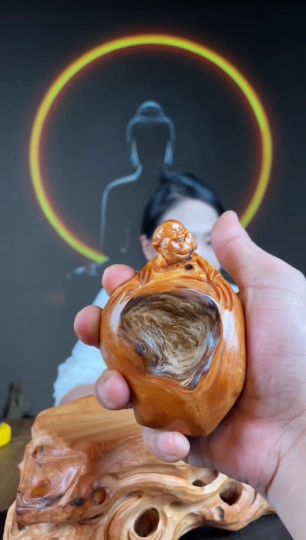 柏木（崖柏）手工摆件,先抢先得 编号:322