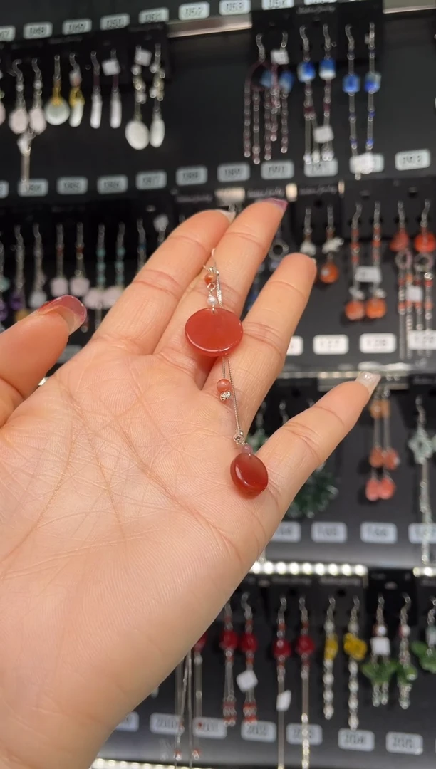 【闪购商品】紫晶耳饰银S925镶嵌鱼丸丸