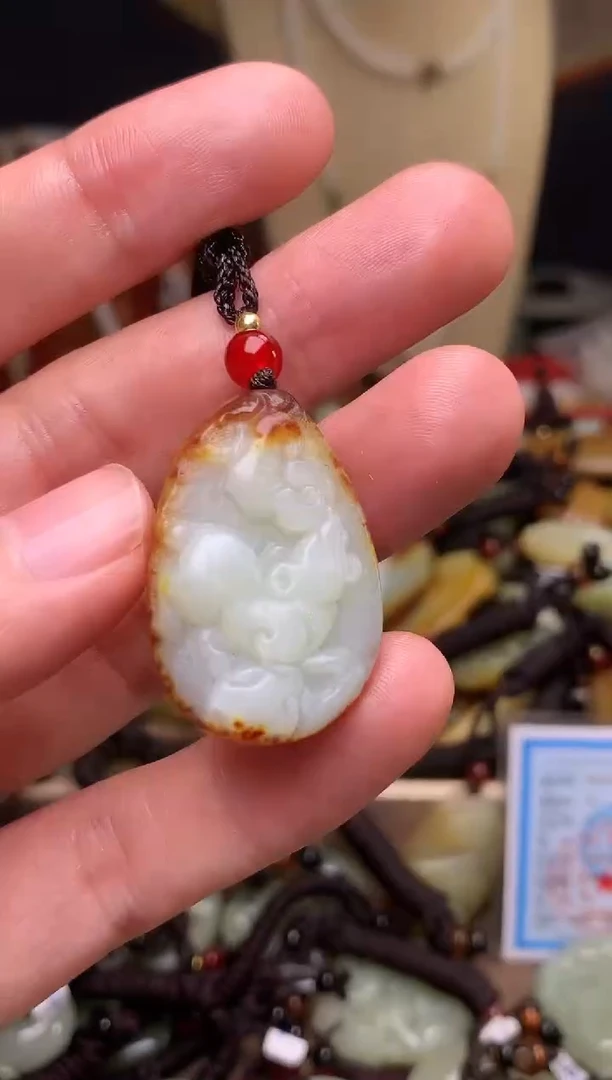 颈饰未镶嵌和田玉新疆料青海料清水和田玉吊坠