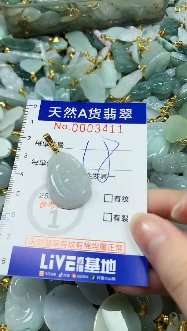 颈饰未镶嵌翡翠纯天然a货翡翠